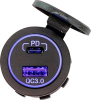 Разъем USB QC3.0 5в 3А и USB PD