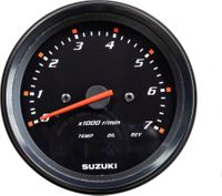 Тахометр 4", 7000 об/мин, Suzuki DF25-250, черный