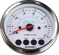 Тахометр 4", 7000 об/мин, Suzuki DF40A-200A, белый