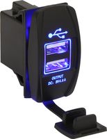 Зарядные гнезда usb в виде клавиши "marina", 4,8 а