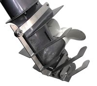 Защита редуктора для Yamaha 9.9F/15F, нержавеющая, максимальная