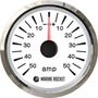 Амперметр аналоговый -/+50 А, черный циферблат, нержавеющий ободок, д. 52 мм, Marine Rocket