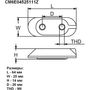Анод цинковый Yamaha 25-50/F9.9-250/Honda 2-15 hp. Martyr