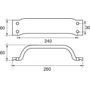 Анод цинковый Mercury/MerCruiser 150-200 hp. Polipodio