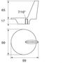 Анод цинковый Polipodio, для Mercury/MerCruiser HP 50/140, УПОК BRAVO I.