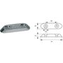 Анод цинковый Polipodio, для Suzuki DF8A-9.9A/DF9.9-50;DT3.5-140. Аналог 55300-95500