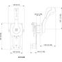 Дистанционное управление Ultraflex врезное с кнопками трима