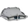 Кресло для катера (яхты) мягкое складное, обивка винил, цвет серый/синий (MR18045-3)