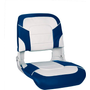 Кресло пластмассовое складное с подложкой All Weather High Back Seat, белое