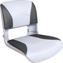 Кресло пластмассовое складное с подложкой Deluxe All Weather Seat, белый/синий
