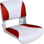 Кресло пластмассовое складное с подложкой Deluxe All Weather Seat, белый/чёрный