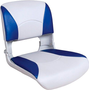 Кресло для катера (яхты) пластмассовое складное с подложкой Deluxe All Weather Seat, белый/красный