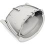 Кресло пластмассовое складное с подложкой Molded Fold-Down Boat Seat,серый/голубой