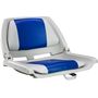 Кресло пластмассовое складное с подложкой Molded Fold-Down Boat Seat, серое