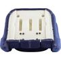Кресло ROYALITA мягкое, подставка, обивка ткань Markilux темно-синяя