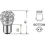 Лампа светодиодная LED 12V, 360град