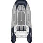 Лодка РИБ (RIB) Адмирал 470, с консолью, светло-серый/синий