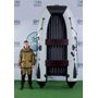 Надувная лодка ПВХ, RiverBoats RB 330 НДНД, серо-оранжевый