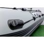 Надувная лодка ПВХ, RiverBoats RB 350 НДНД, черно-серый