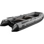 Надувная лодка ПВХ, RiverBoats RB 370 НДНД, серо-белый