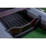 Надувная лодка ПВХ, RiverBoats RB 370 НДНД, серо-белый