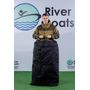 Надувная лодка ПВХ, RiverBoats RB 370 НДНД, серо-белый