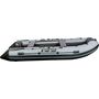 Надувная лодка ПВХ, RiverBoats RB 390 НДНД, черно-серый