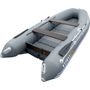 Надувная лодка ПВХ, SOLAR-380 К (Оптима), серый