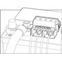 Блок на 4 предохранителя ATC/ATO с крышкой для монтажа на клемму АКБ