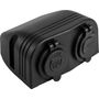 Панель с USB-разъемом 5в 2.1А и прикуривателем