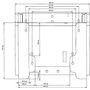 Подъёмник мотора гидравлический 50-300 л.с. вертикальный (Power-Lift), вынос 15 см, высота подъема 15 см
