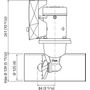 Подруливающее устройство Quick, D125mm, 40KGF, 12 В (TCD2042 - TCDEX08 - NO TNL)
