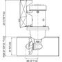 Подруливающее устройство Quick, D125mm, 40KGF, 12 В (TCD2022 - TCDEX06 - TNL 750mm)