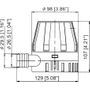 Помпа осушительная, 12 В, 900GPH (3406.5 л/ч)