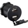 Разъем USB 5В 4.2А и вольтметр цифровой 5-30 В
