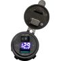 Разъем USB Charger QC3.0 с вольтметром
