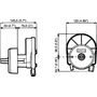 Редуктор рулевой T-67W, белый, Ultraflex