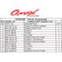 Ремкомплект редуктора Yamaha 60F/70D, Omax
