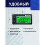 Тахометр со счётчиком моточасов THM422MR, датчик температуры PT100 и вольтметр, Marine Rocket