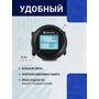 Тахометр со счётчиком моточасов THM111MR, встраиваемый, белая подсветка, провод 4,5 м,  Marine Rocket