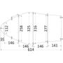Тент транспортировочный для лодок длиной 4,9-5,6 м, шириной 2,25 м с центральной консолью