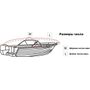 Тент транспортировочный для лодок длиной 5,0-5,3 м типа Cabin Cruiser
